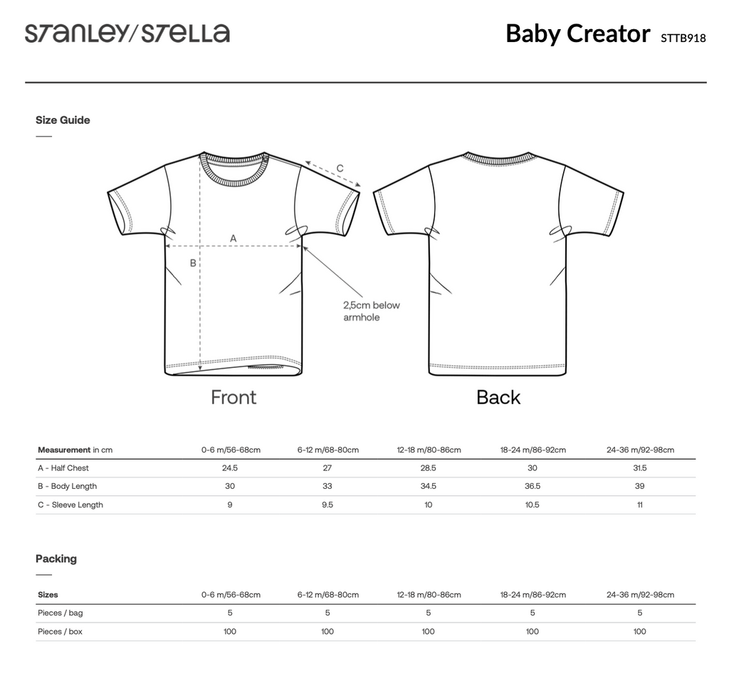 Pfeffersport -  Baby T-Shirt Unisex - Apricot